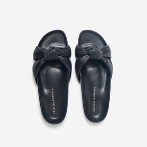 Loeffler Randall Gertie Puffy Knot Pool Slide
